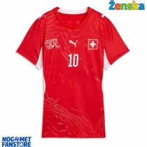 Švicarska Granit Xhaka #10 Domaci Dres za Ženska SP 2026 Kratak Rukav